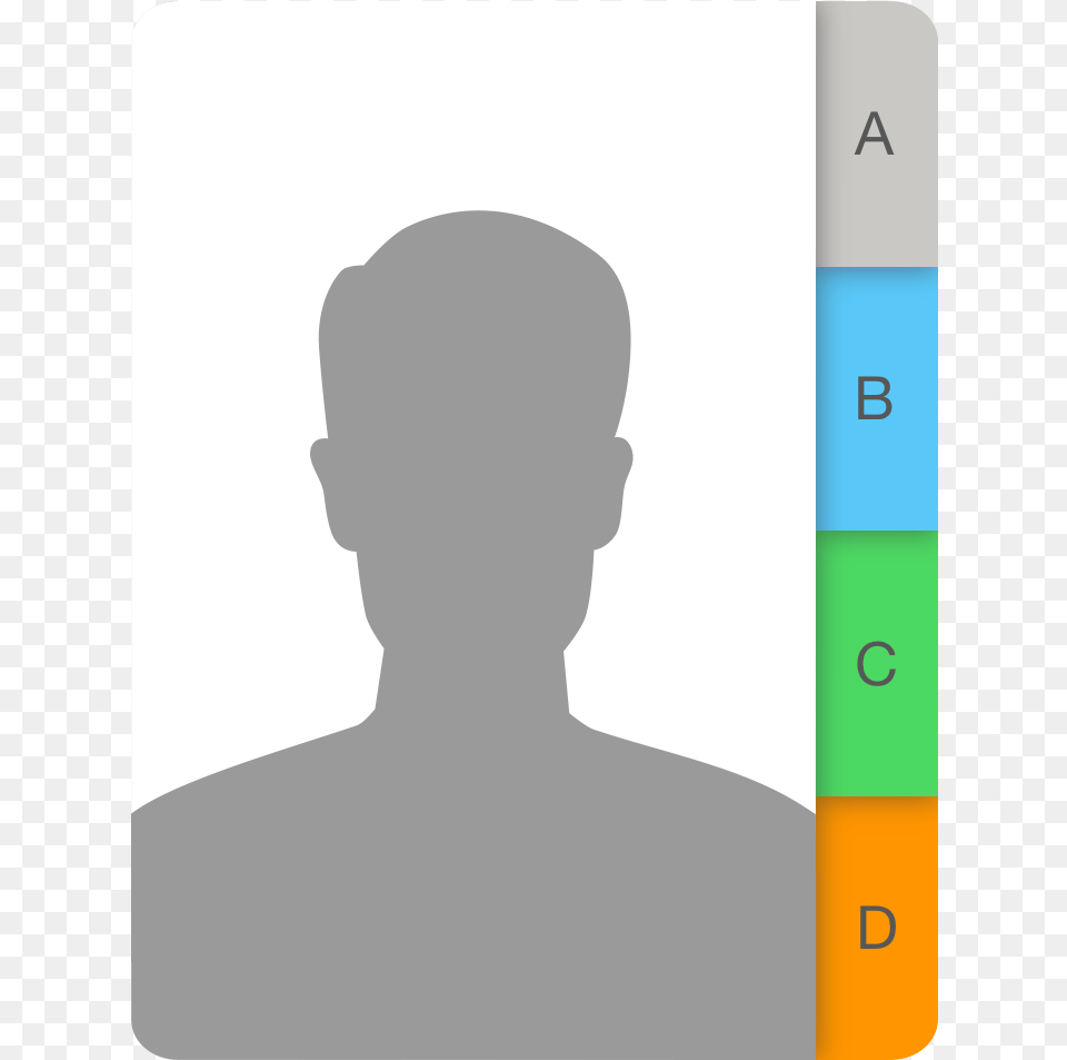 Http Icreatemagazine Contact Icon Iphone Ios, Silhouette, Body Part, Face, Head Free Transparent Png