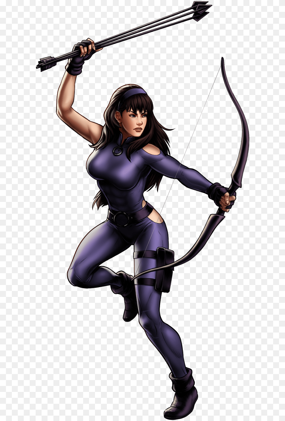 Http Marvel Puzzle Quest Kate Bishop, Adult, Weapon, Person, Female Free Png
