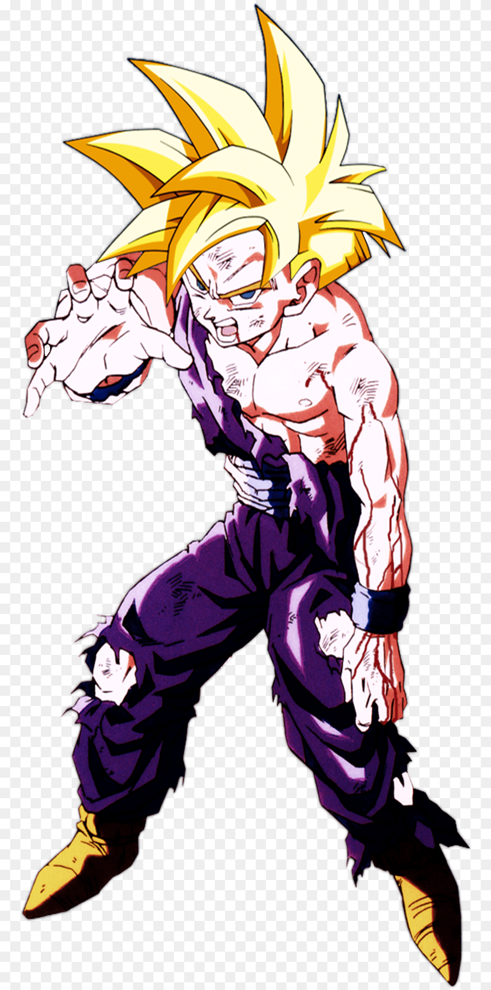 Http Orig04net Gohan Ssj2 Clipart 1415 2000 Gohan Ssj 2 Render, Book, Comics, Publication, Person Png Image