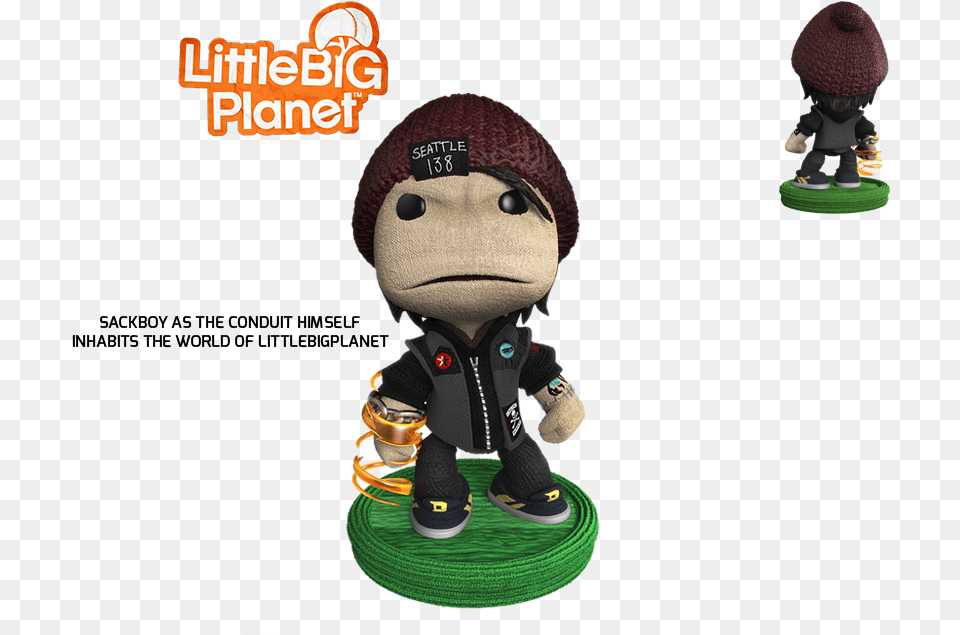 Http Projecttriforce Comindex Productampid Little Big Planet Infamous Second Son, Toy, Figurine, Baby, Person Free Transparent Png