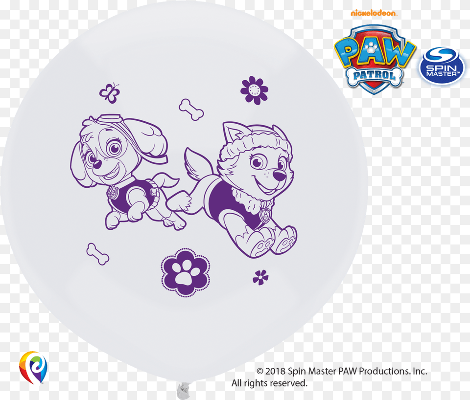 Http Store Svx5q Mybigcommerce Comproduct Paw Patrol, Balloon, Plate, Face, Head Free Transparent Png