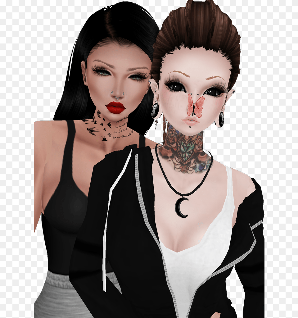 Http Userimages Akm Imvu Imvu Best Friends, Woman, Adult, Tattoo, Female Png