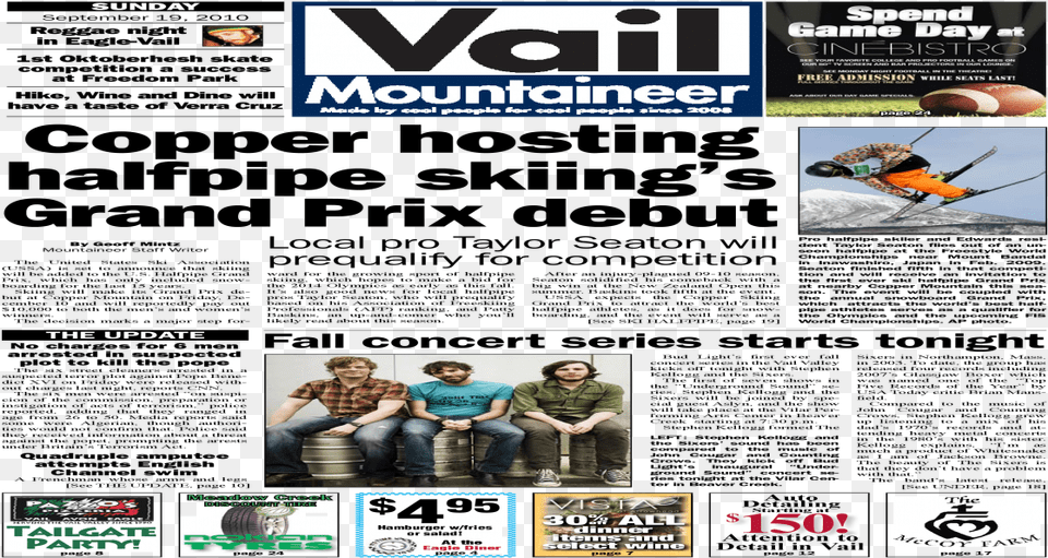 Http Vailmountaineer Intelligentdocs Tabloid, Advertisement, Poster, Adult, Person Free Transparent Png