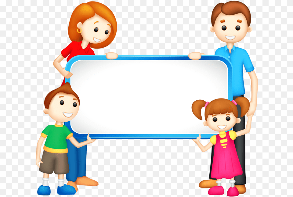 Http Centerblog Etiquettes Clip Art Frame Family, White Board, Baby, Person, Face Png Image
