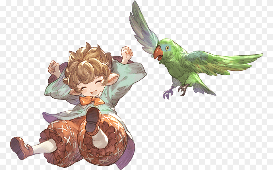 Https Fes Granbluefantasy Jpimagestopchar Cartoon, Baby, Person, Animal, Bird Png