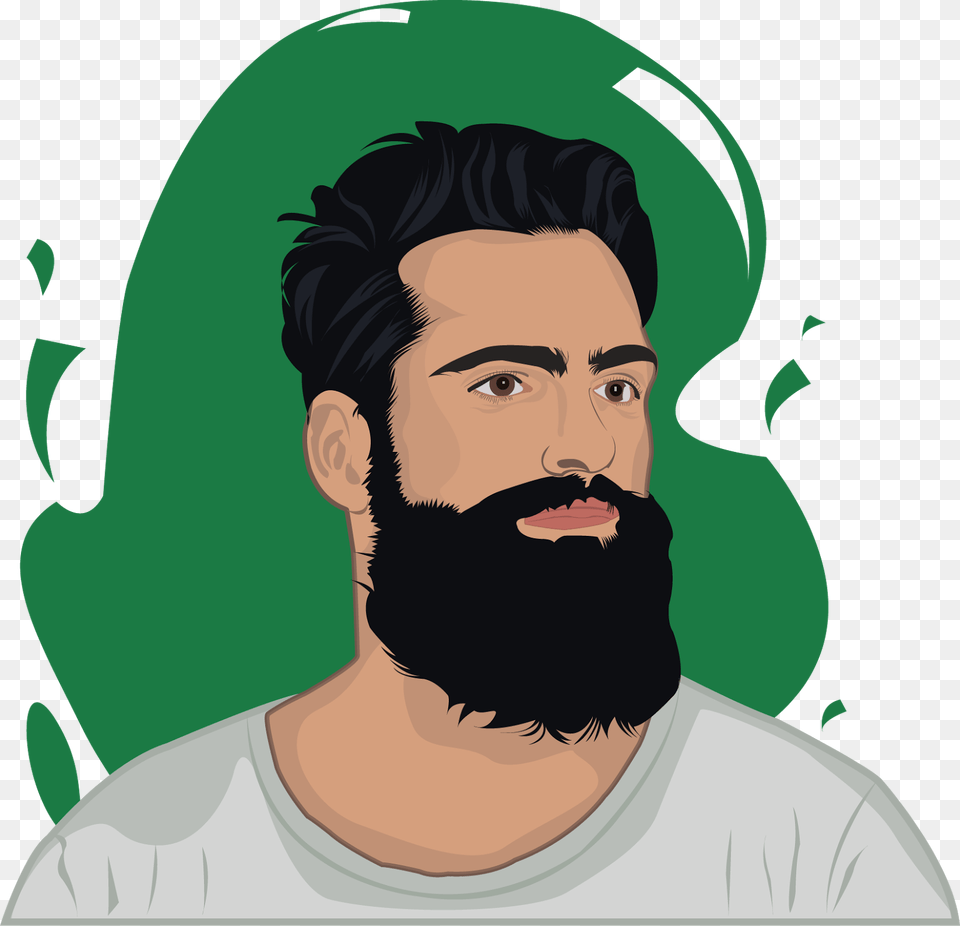 Https Fiverr Combig Workdraw A Realistic Drawing Realistic Cartoon Portraits, Beard, Face, Head, Person Free Png