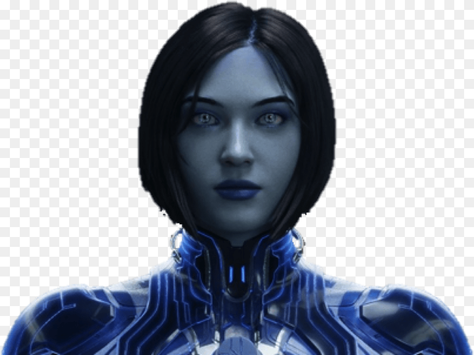 Https Halopedia Orgimages886queen Cortana Halo 5 Cortana, Adult, Face, Female, Head Png