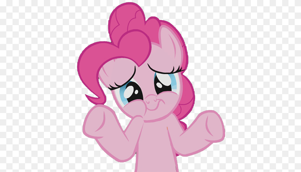 Https Hasbrostudios Comwp Shrug Pinkie Pie Shrugging, Purple, Baby, Person, Book Png