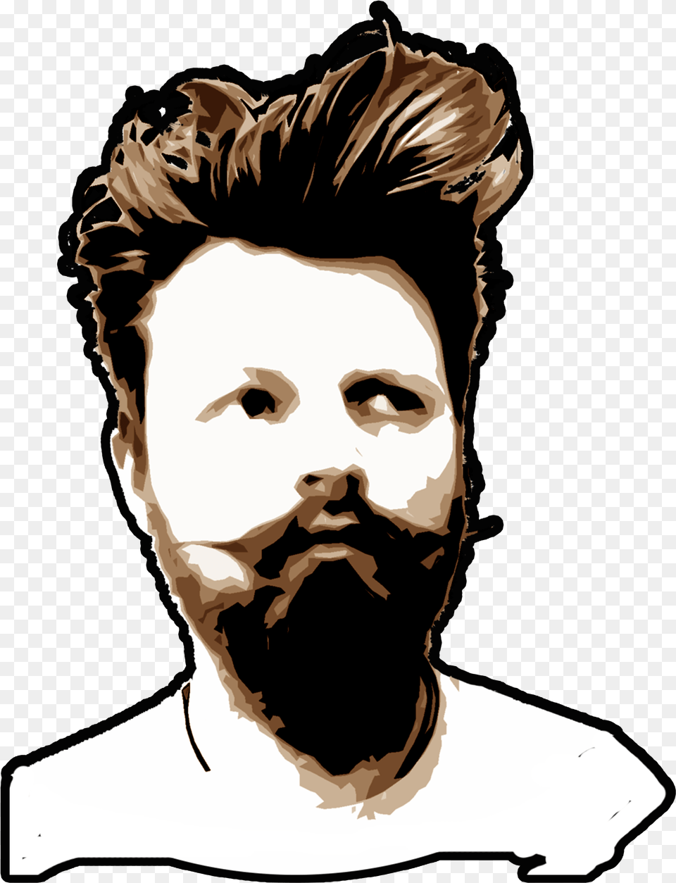 Https Illustration, Beard, Face, Head, Person Free Png