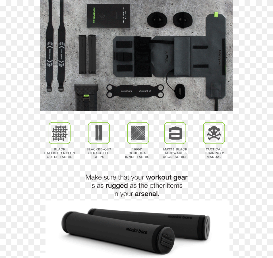 Https Kickstarter Bars 2 A Gym You Can Monkii Bars 2 Tactical, Adapter, Electrical Device, Electronics, Microphone Free Transparent Png