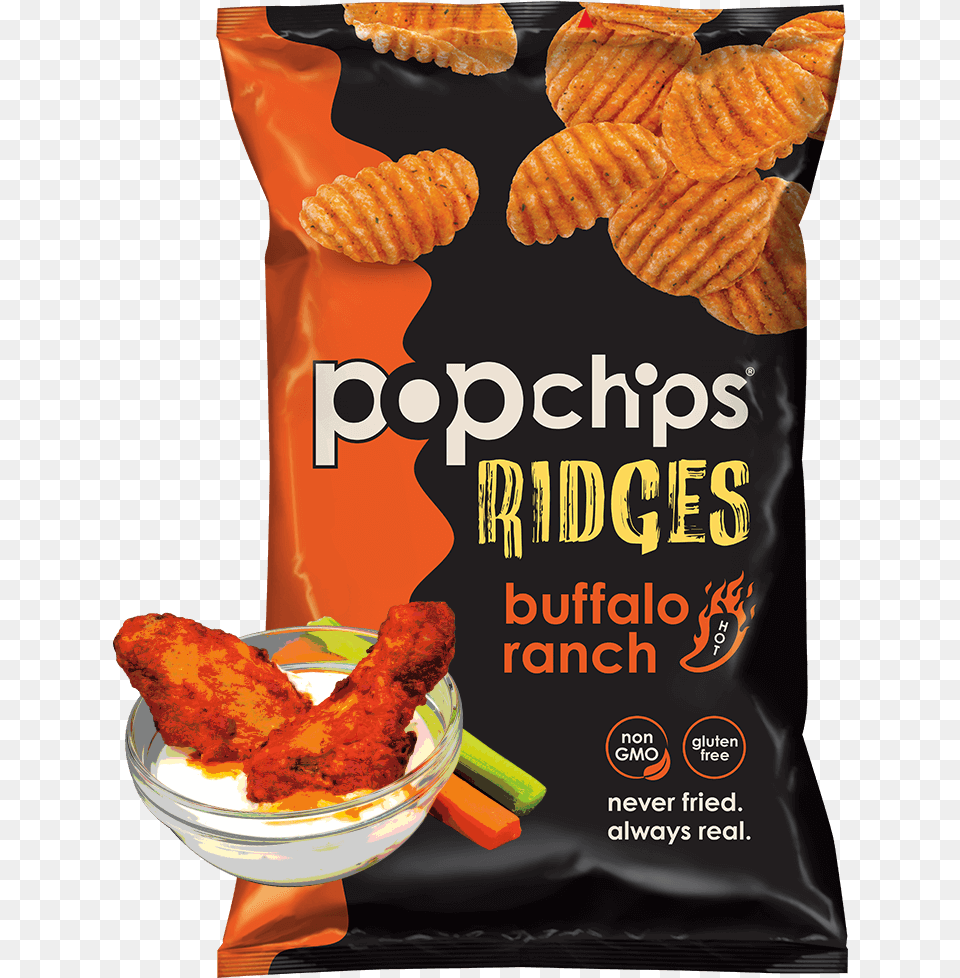 Https Ssl Cf2 Rackcdn Com Popchips Ridges Buffalo Ranch, Food, Fried Chicken, Advertisement, Bread Free Transparent Png