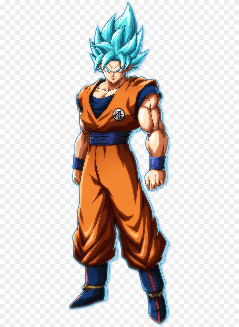 Https Static Tvtropes Orgpmwikipubimages Goku Ssj Blue Fighterz, Book, Comics, Publication, Baby Free Png