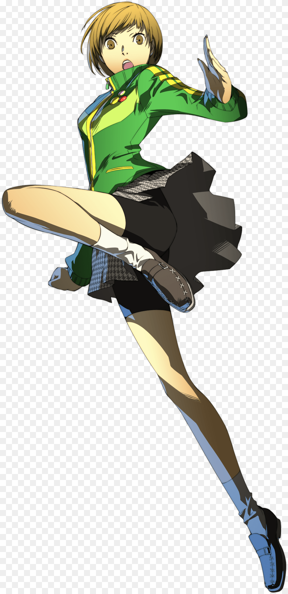 Https Static Tvtropes Orgpmwikipubimages Persona 4 Arena Ultimax Chie Satonaka, Book, Comics, Publication, Adult Free Png Download
