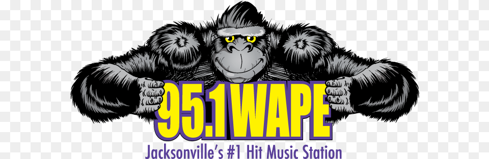 Https Wape Com Logo Wape Logo, Animal, Ape, Mammal, Wildlife Png Image