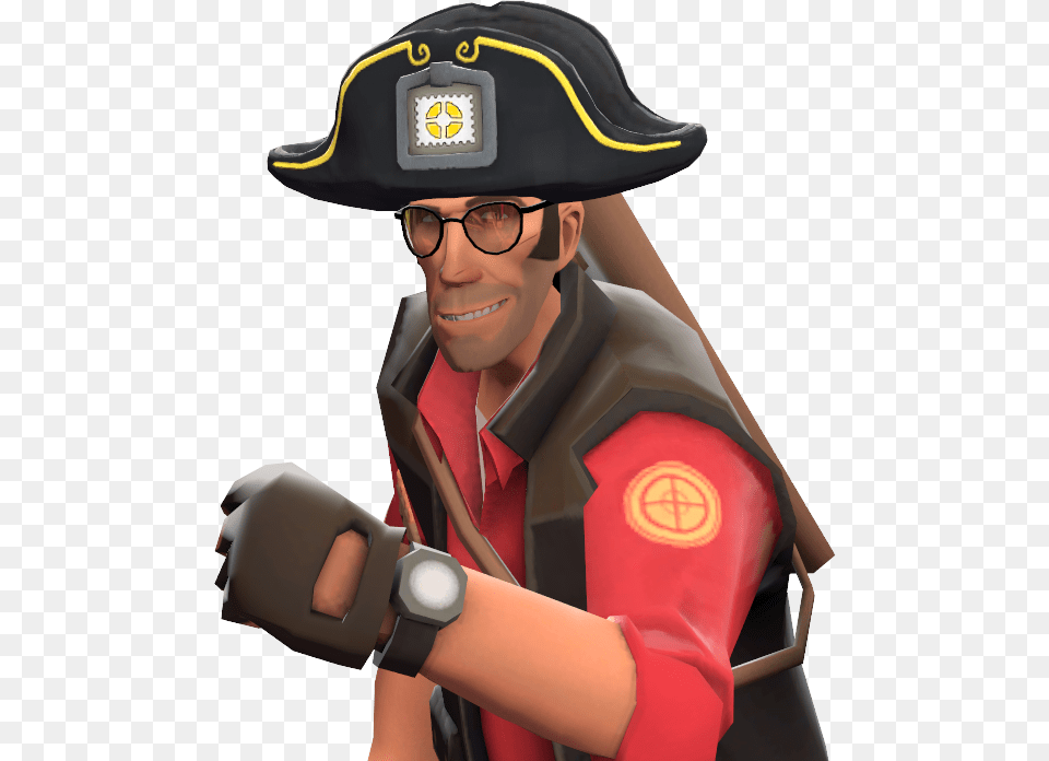 Https Wiki Teamfortress Comwimages33cworld Sombrero Del Trotamundos, Person, Pirate Free Png