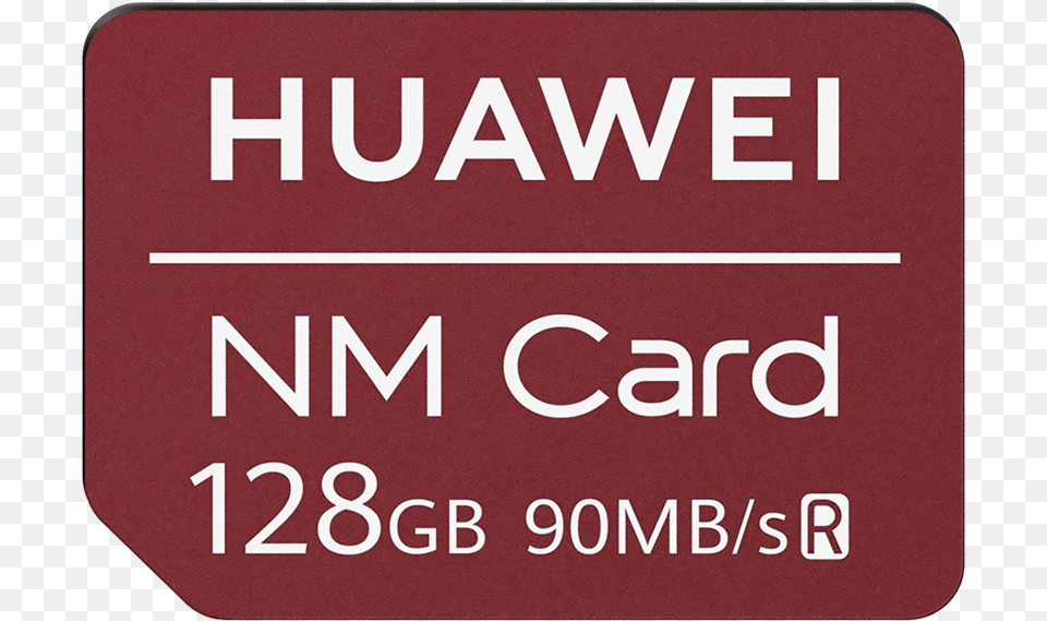 Huawei 128gb Nano Memory Card Huawei Universal Nano 128 Gb Memory Card, Text, Sign, Symbol Free Png