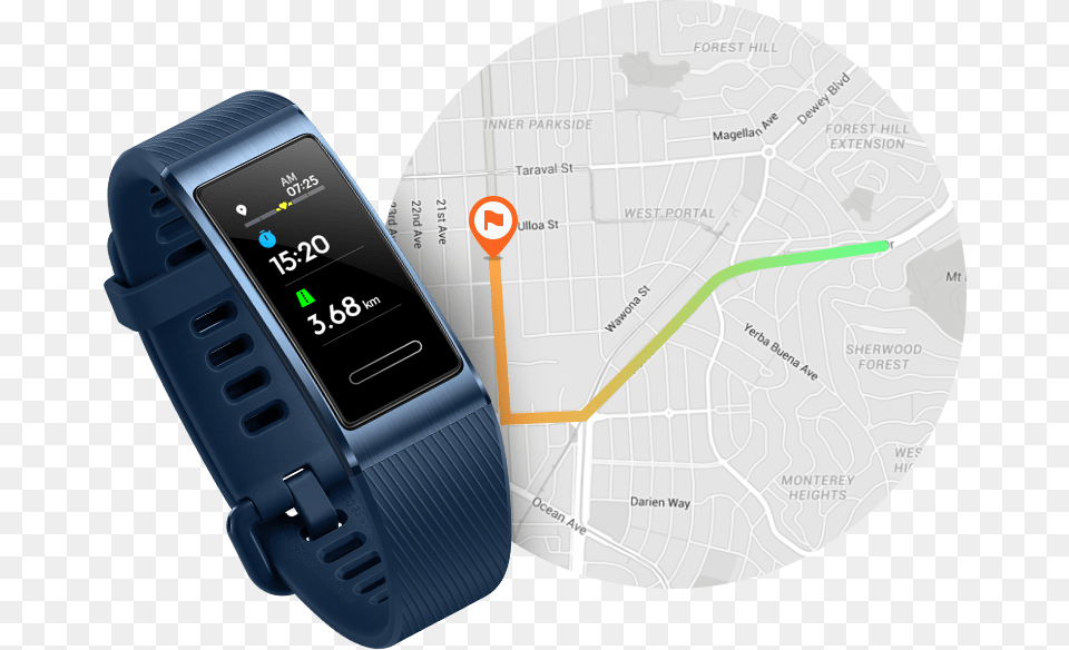Huawei Band 3 Pro Gps, Wristwatch, Arm, Body Part, Person Free Transparent Png
