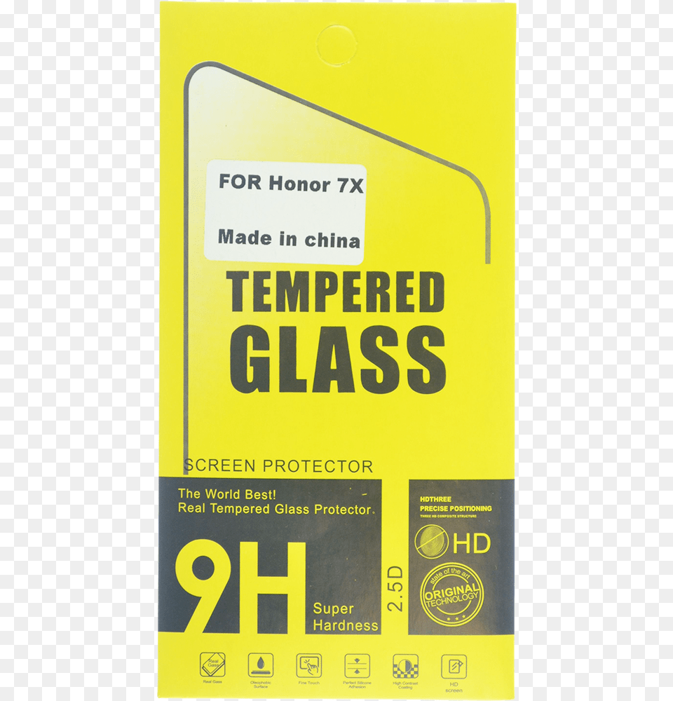 Huawei Honor 7x Tempered Glass Screen Protector Tempered Glass For Iphone, Advertisement, Poster, Sign, Symbol Free Png