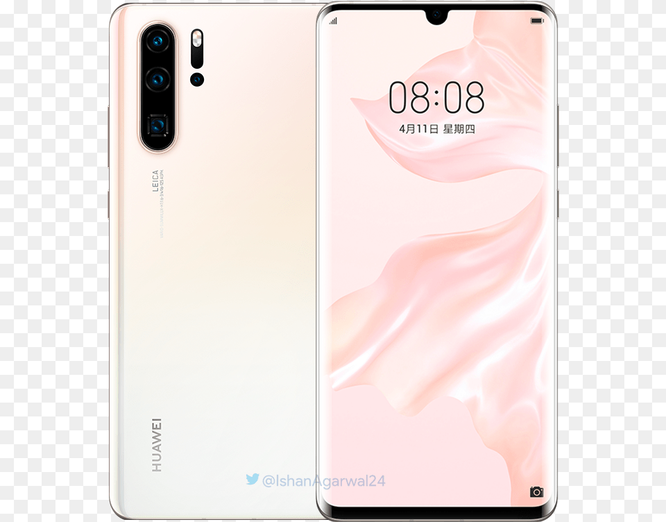 Huawei P30 Pearl White, Electronics, Mobile Phone, Phone Png