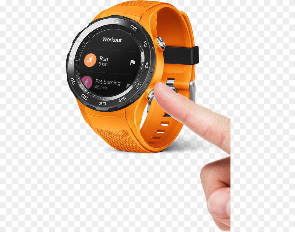 Huawei Watch 2 Nfc Google Assistant 4g Sim Sport Huawei Watch Gps, Arm, Body Part, Person, Wristwatch Png