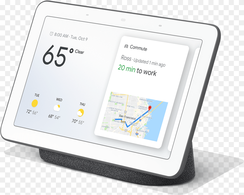 Hub Is The Ultimate Kitchen Assistant Google Home Hub, Computer, Electronics, Tablet Computer Png Image