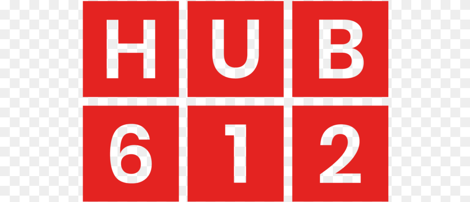 Hub612 Logo, Text, Number, Symbol Png Image