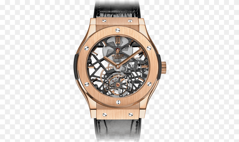 Hublot Classic Fusion Skeleton, Arm, Body Part, Person, Wristwatch Png Image