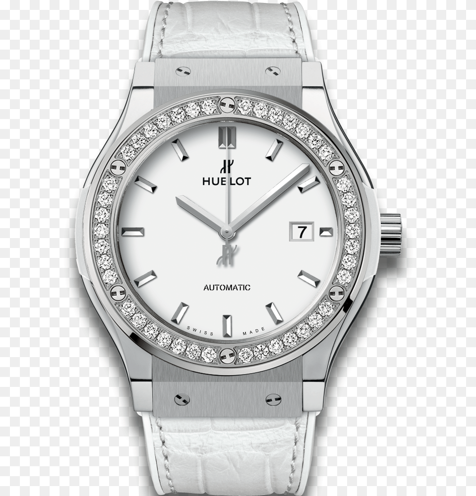 Hublot White Diamond, Arm, Body Part, Person, Wristwatch Png