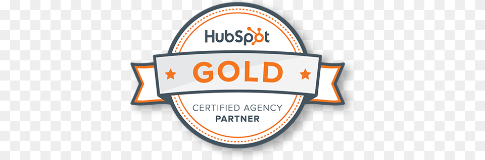 Hubspot Partner Agency Hubspot Gold Partner, Logo, Badge, Symbol Free Png
