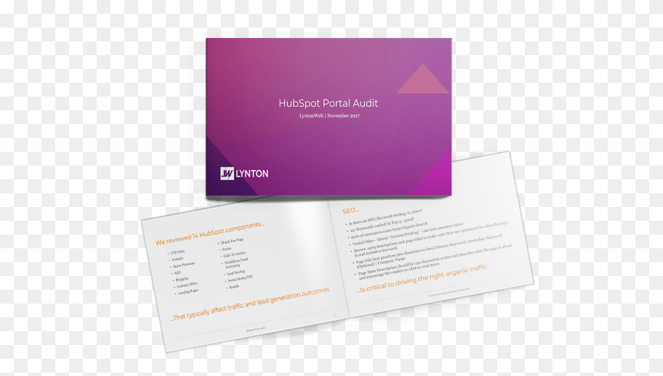 Hubspot Portal Audit Lyntonweb Horizontal, Advertisement, Poster, Paper, Business Card Png Image