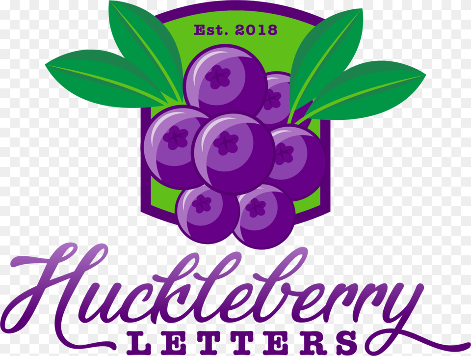 Huckleberry Letters, Berry, Blueberry, Food, Fruit Free Transparent Png