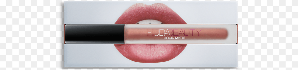 Huda Beauty Liquid Matte Lipstick, Cosmetics, Body Part, Mouth, Person Free Png