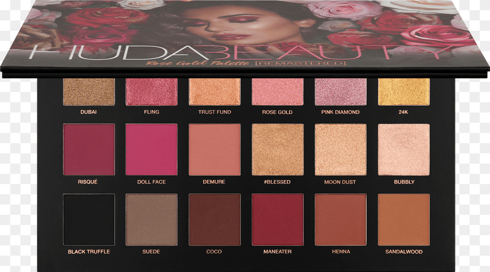 Huda Beauty Rose Gold Remastered Palette Aed263 Huda Beauty Nude Palette Png Image