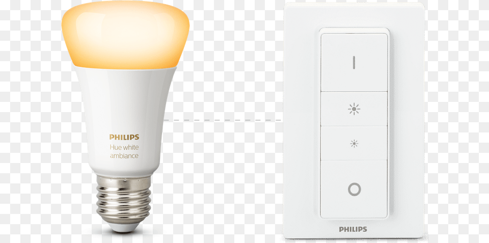 Hue Dimmer Switch Lights That Think For Themselves Compact Fluorescent Lamp, Light, Bottle, Shaker, Electrical Device Png Image