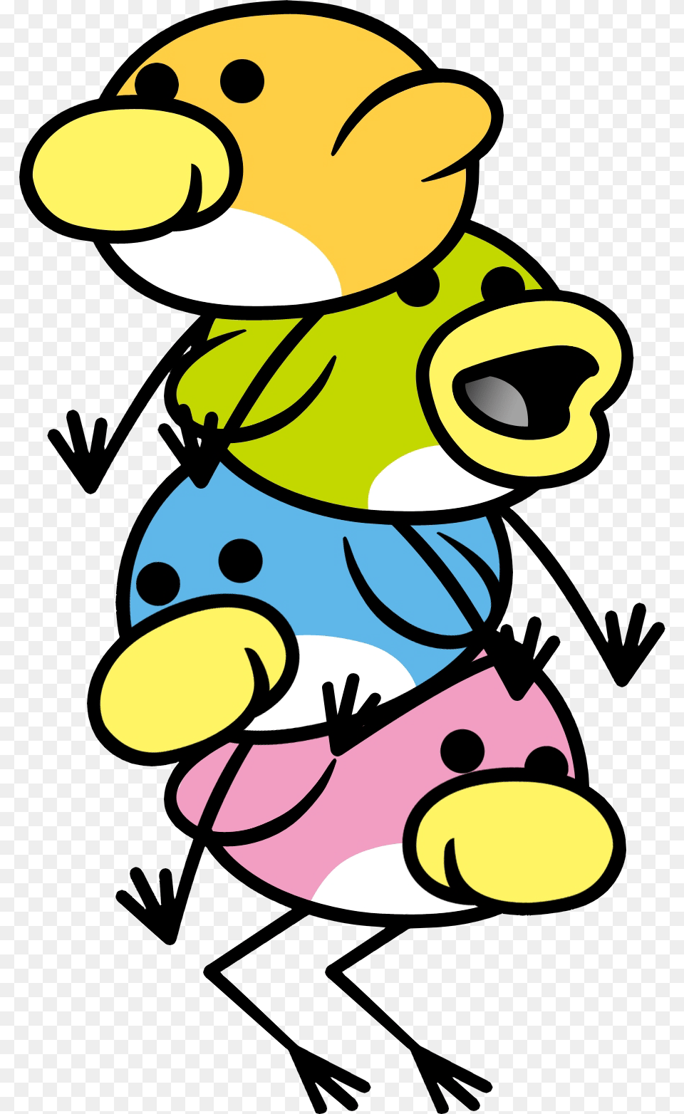 Huebirds Of Happiness 3ds Rhythm Heaven Megamix Birds, Cartoon, Baby, Person Png Image