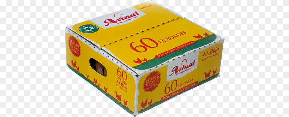 Huevo Rojo Aa60 Unidades Box, Cardboard, Carton, Package, Package Delivery Png