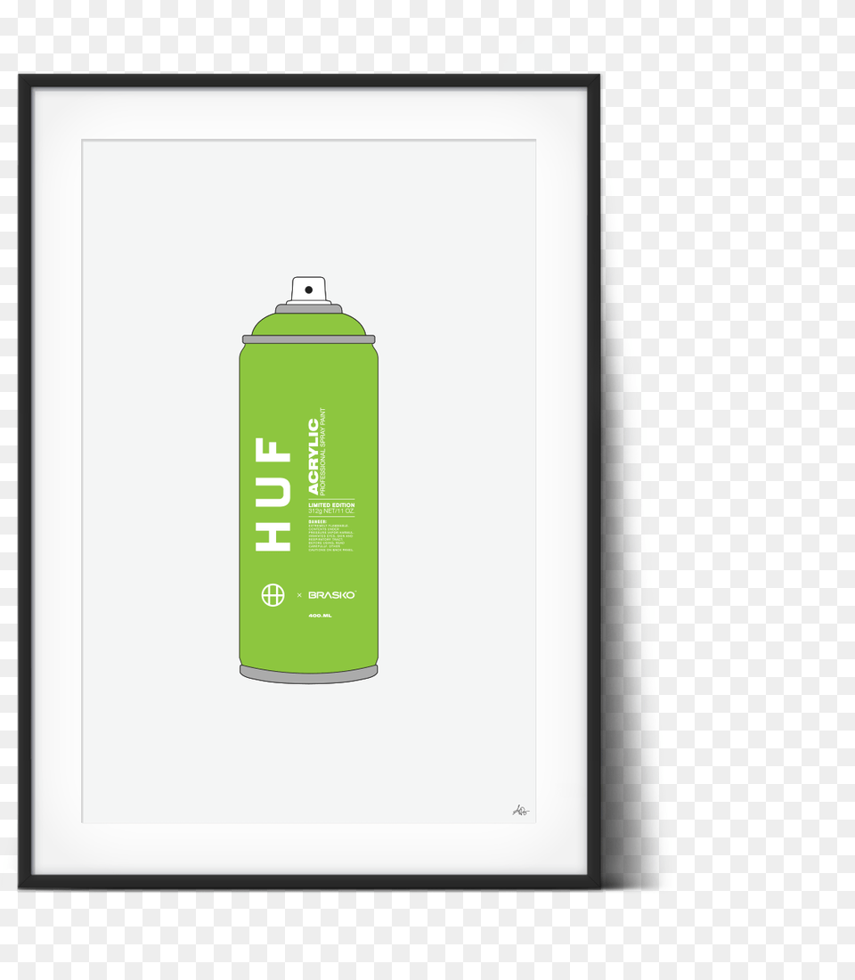 Huf Logo Graphic Design, Can, Spray Can, Tin Free Png