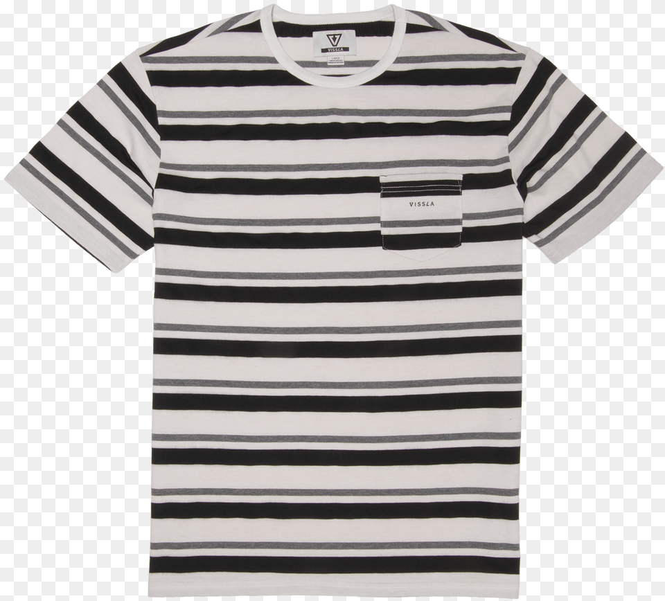 Huf Striped T Shirt, Clothing, T-shirt Free Png Download