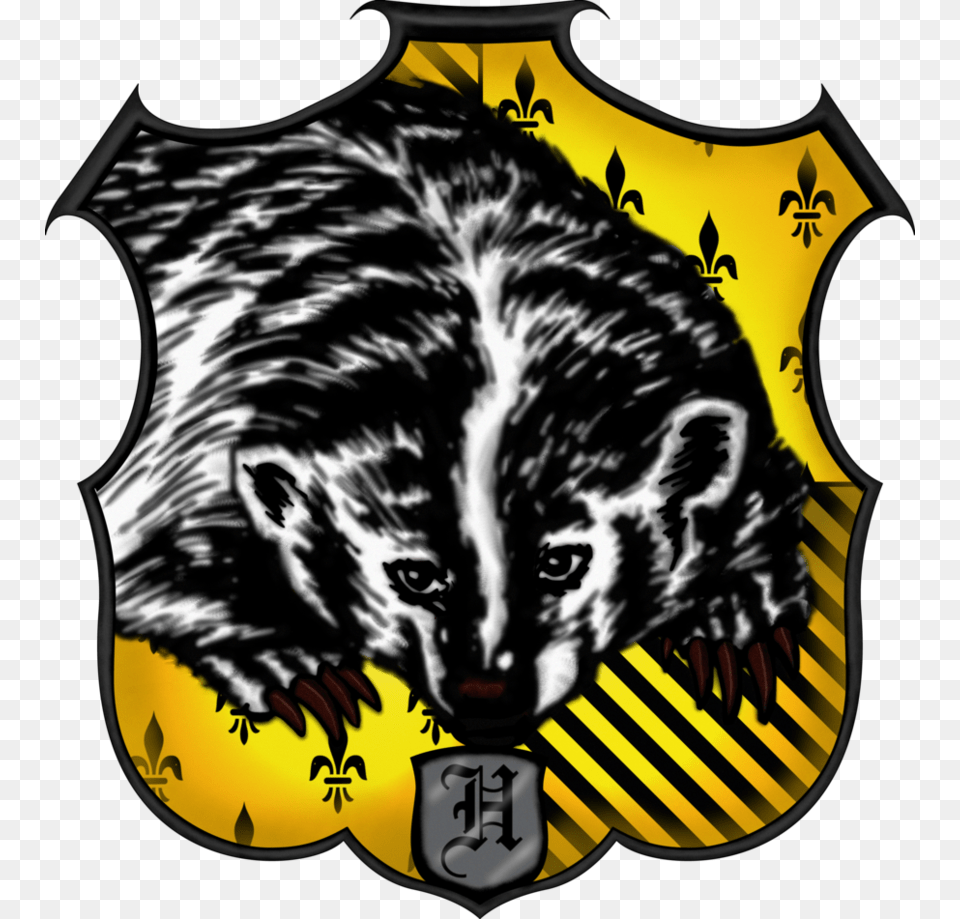 Hufflepuff Crest, Animal, Mammal, Canine, Dog Png Image