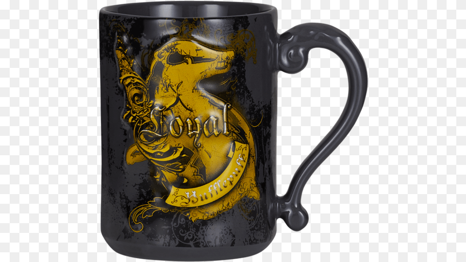 Hufflepuff House Mug Serveware, Cup, Stein, Alcohol, Beer Free Transparent Png
