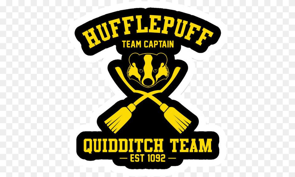 Hufflepuff Teamcaptain Quidditch Language, Logo, Advertisement, Poster, Symbol Free Transparent Png
