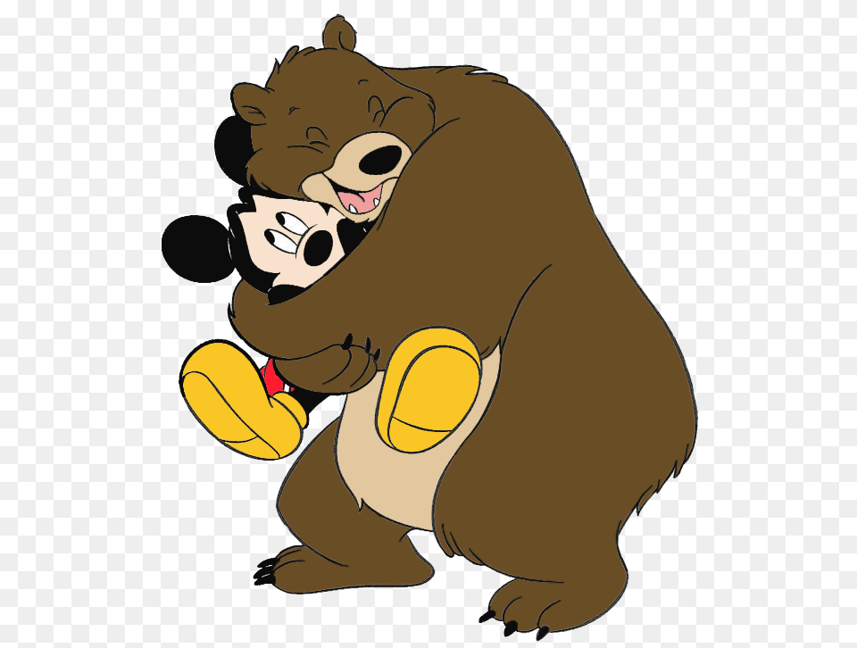 Hug Clip Art, Cartoon, Animal, Bear, Mammal Free Transparent Png