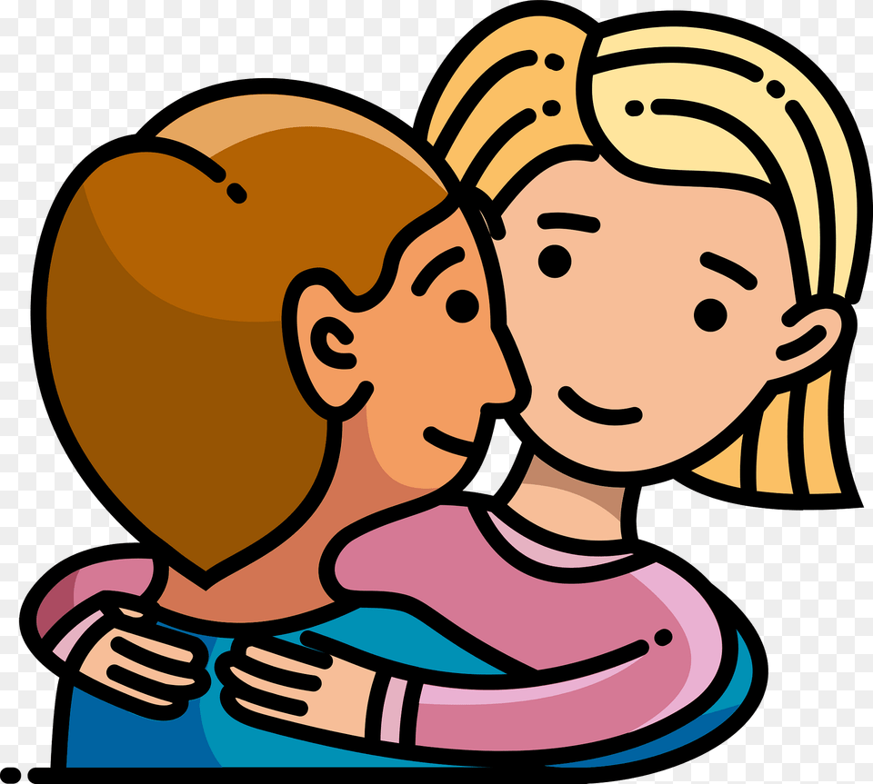 Hug Clipart, Kissing, Person, Romantic, Baby Free Transparent Png