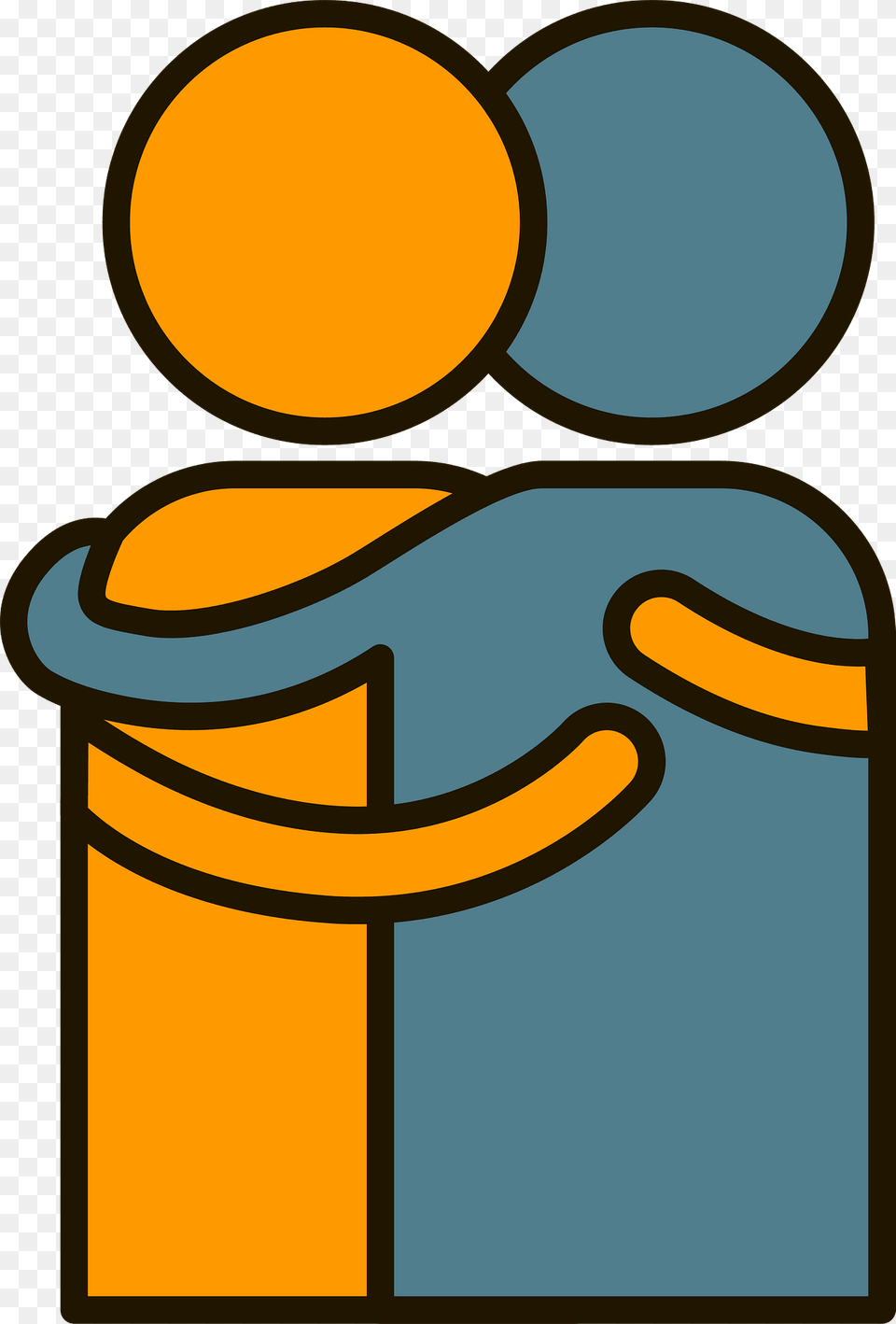 Hug Clipart, Light Png Image