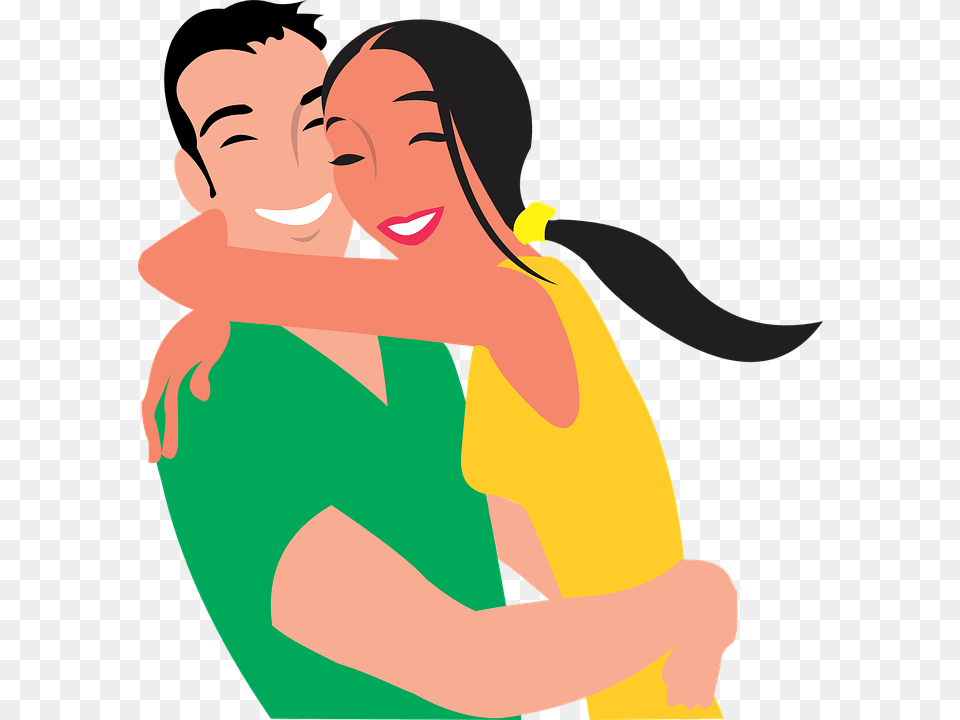 Hug Clipart Transparent, Adult, Person, Woman, Female Png Image