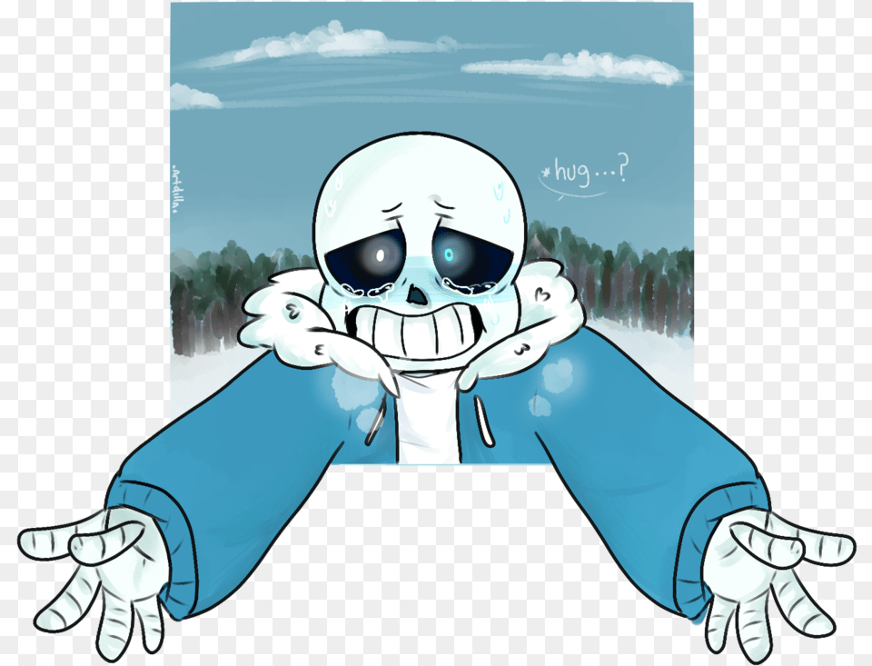 Hug Sans By Camiistyles Reader Sans, Baby, Book, Comics, Person Free Png Download
