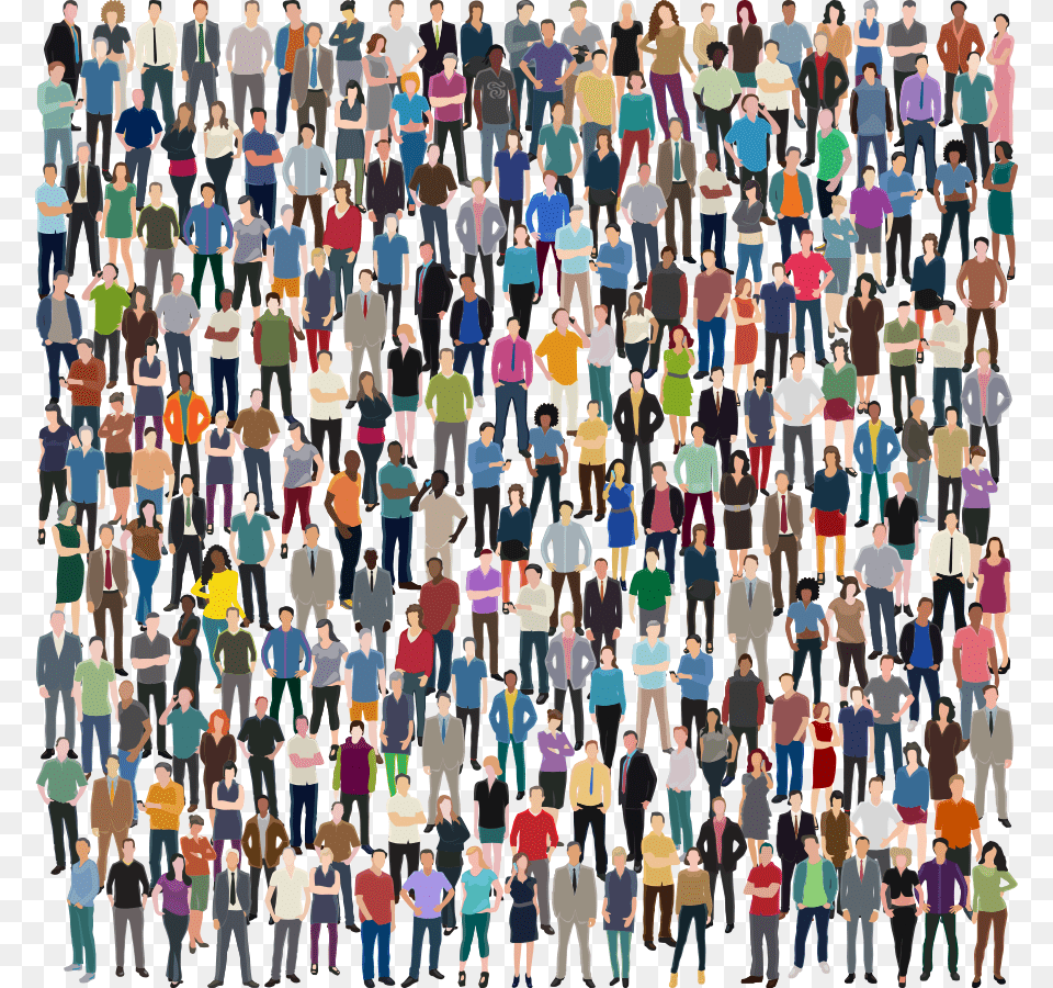 Huge Crowd Of People Crowd People Clipart, Person, Concert, Audience Free Png Download