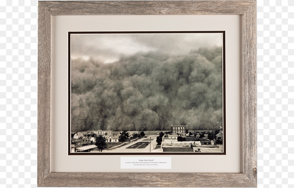 Huge Dust Storm June 4 1937 Poised To Hit Hooker Okies In Dust Bowl, Art, Nature, Outdoors, Painting Png Image