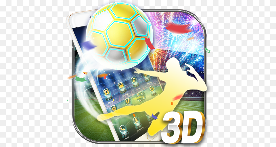 Huge Gold Football 3d Theme 116 Android Apk Aptoide For Soccer, Ball, Soccer Ball, Sport, Person Free Transparent Png