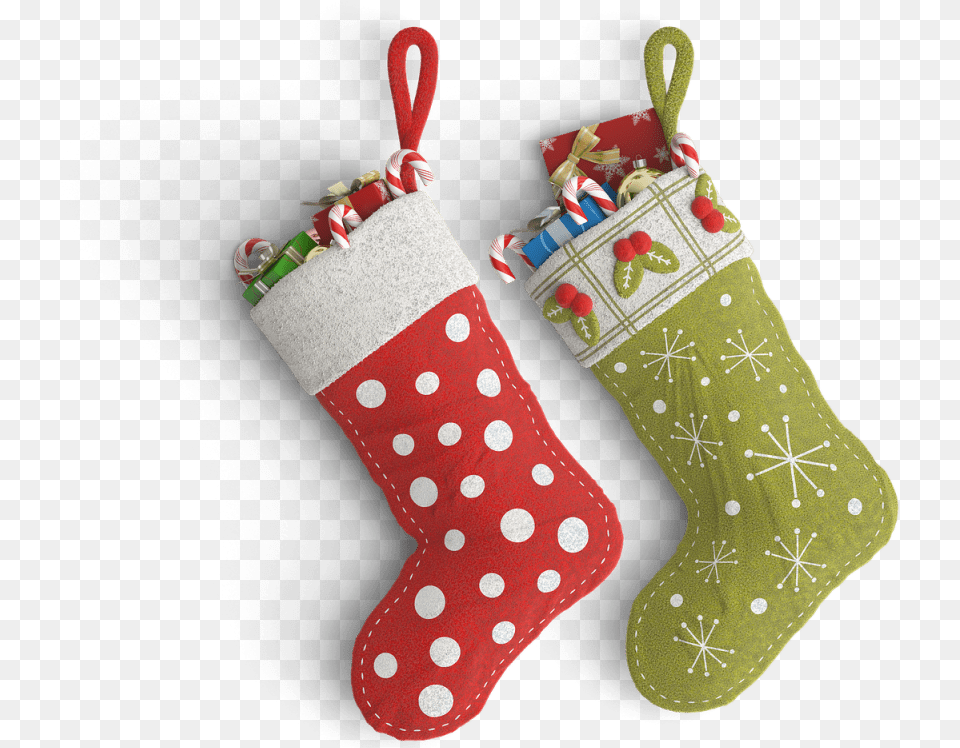 Huge List Of Links To Free Christmas Holiday And Winter Christmas Stocking, Hosiery, Glove, Clothing, Gift Png Image